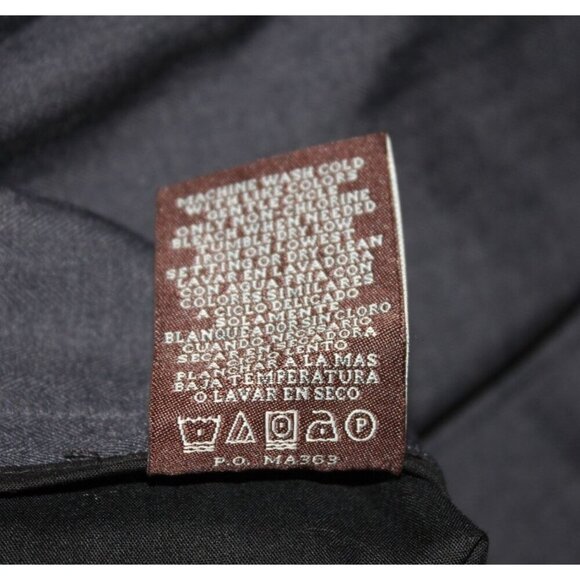 NWT Perry Ellis Mens Dress Pants 36x34 Navy Polyester Work Office Casual - Picture 6 of 15